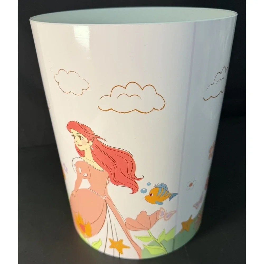 Disney Princess' Solid Plastic Waste Trashcan The Big One Kids New With Tags